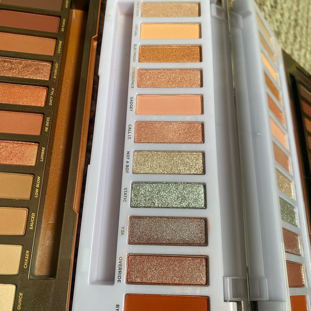 Urban Decay Naked Heat, Naked Cyber, Tarte Juicy Eyeshadow Palette - Picture 7 of 11